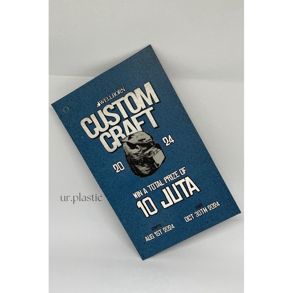 Hangtag tebal 700gsm Laminasi Doff