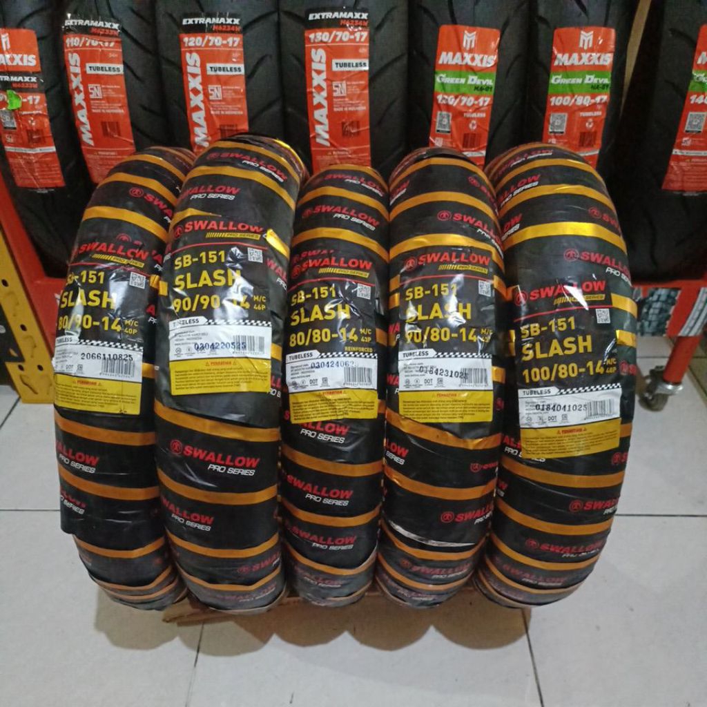 Ban Luar SWALLOW SB-151 SLASH Ring 14 Tubeless SOFT COMPOUND