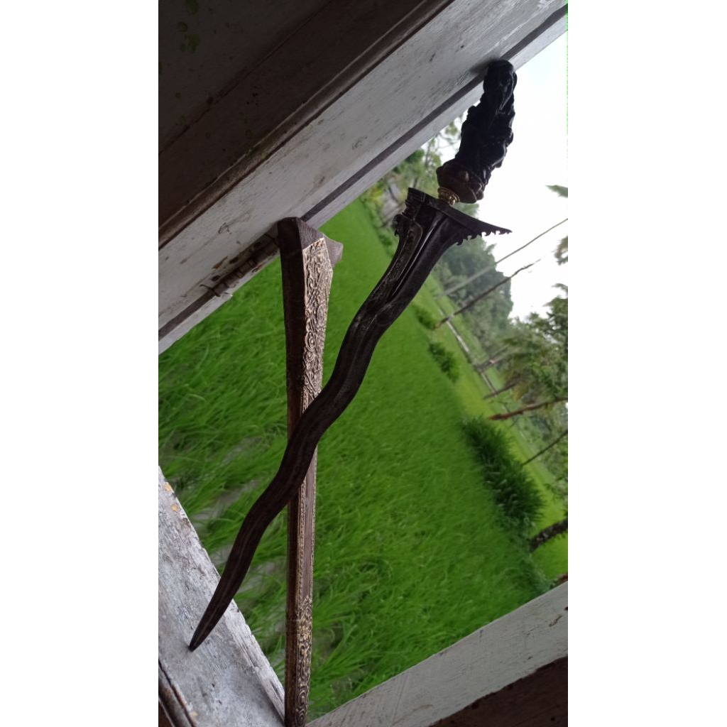 keris Bali pamor adek 41 cm