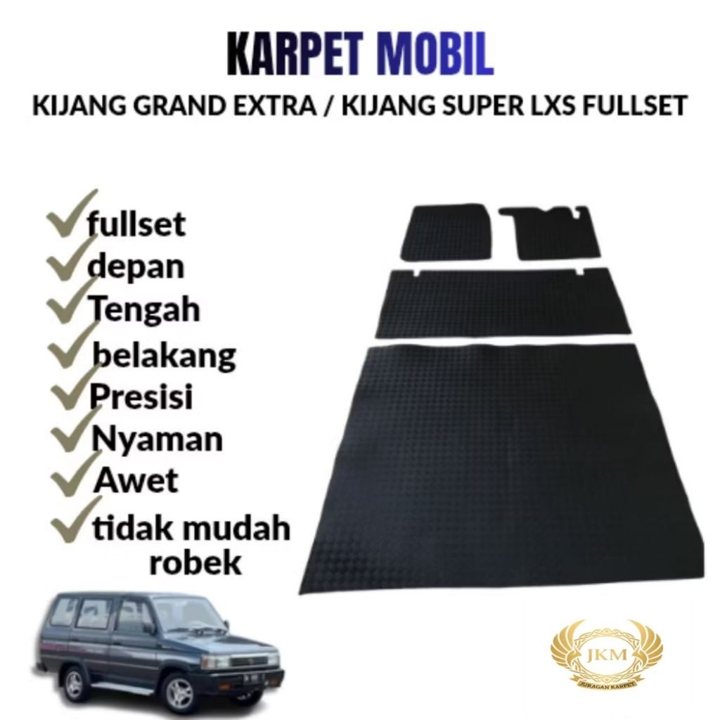 KARPET MOBIL KIJANG GRAND EXTRA/KIJANG  LXS FULLSET
