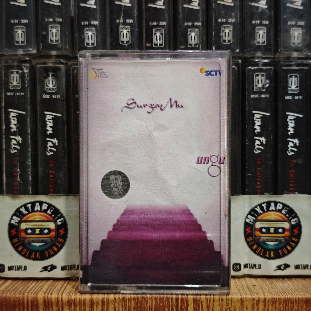 Kaset - Ungu - Surga Mu - Radio Tape - Kaset Pita - Radio - Pemutar Kaset - Retro - Classic - Casset