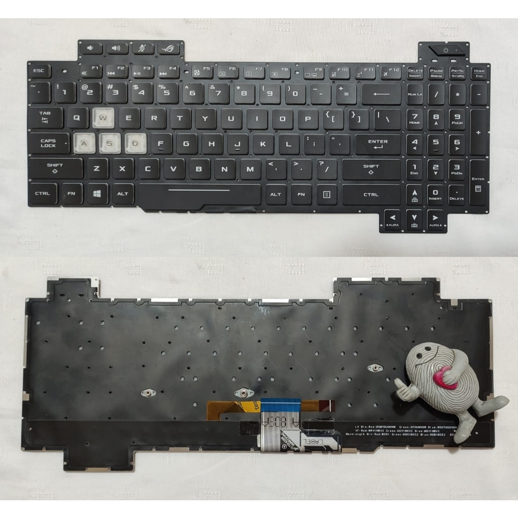 KEYBOARD ASUS ROG STRIX GL504 GL504G GL504GM GL504GS GL504GV GL504V BACKLIT