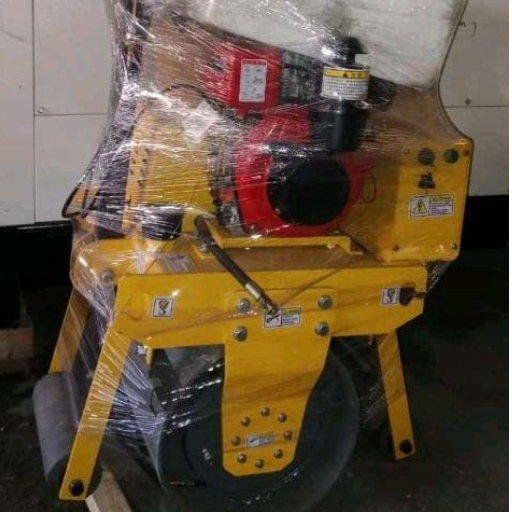 BABY ROLLER ENGINE DIESEL SINGLE DRUM MINI ROLLER MESIN PEMADAT JALAN ASPAL TANAH
