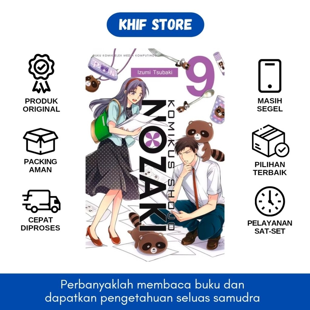 Buku Komik Komikus Shojo Nozaki Vol. 9 (Terbit Ulang) by Izumi Tsubaki