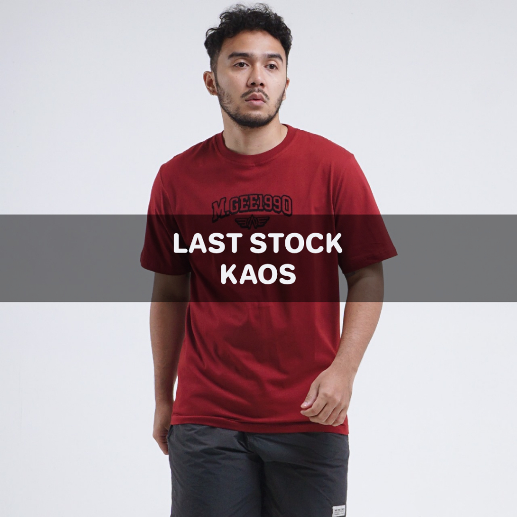 MGEE Kaos Pria Baju Oblong T-Shirt Cowok Last Stock/sisa stock [BUKAN REJECT] 2025