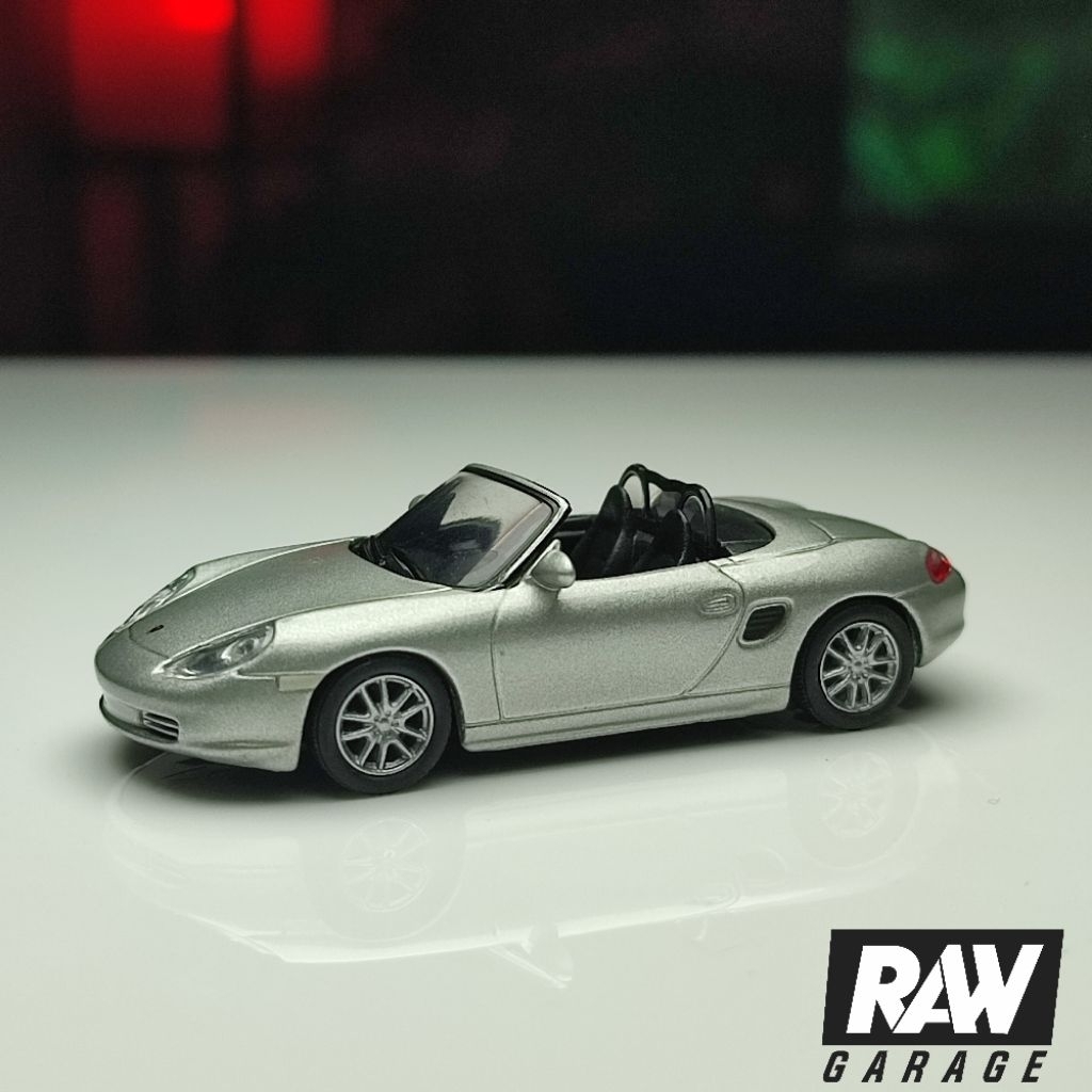 Kyosho 1:64 Porsche Boxster Silver