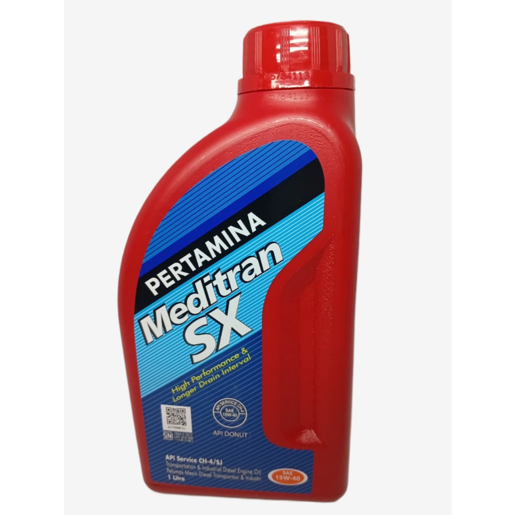 OLI MESIN MEDITRAN SX 1 LITER SAE 15W-40 OLI PERTAMINA MESRAN MEDITRAN SX 1 LITER OLI MESRAN MEDITRA