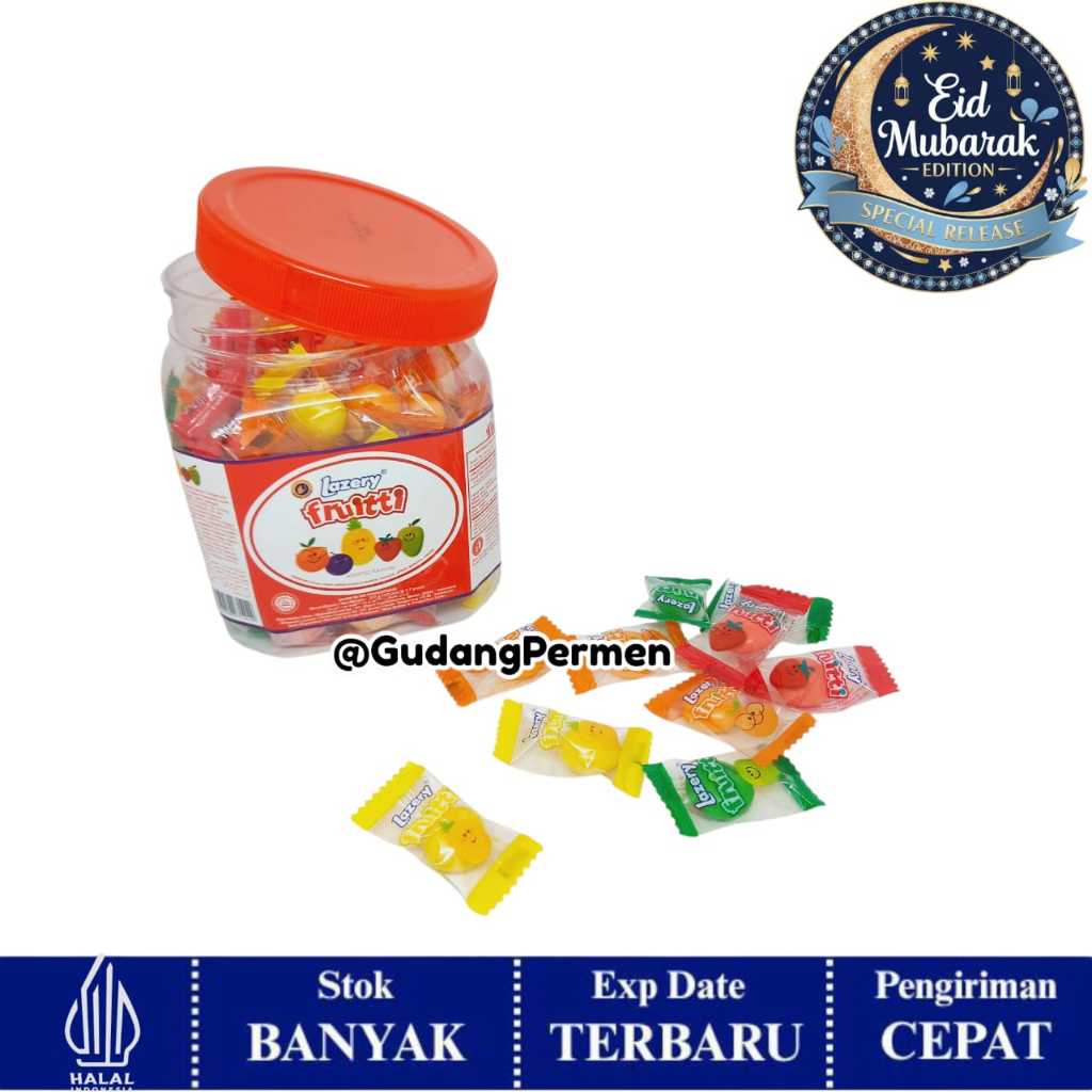 Lazery Fruitti isi 125 / Permen Aneka Rasa Buah Candy Snacks Food Lebaran