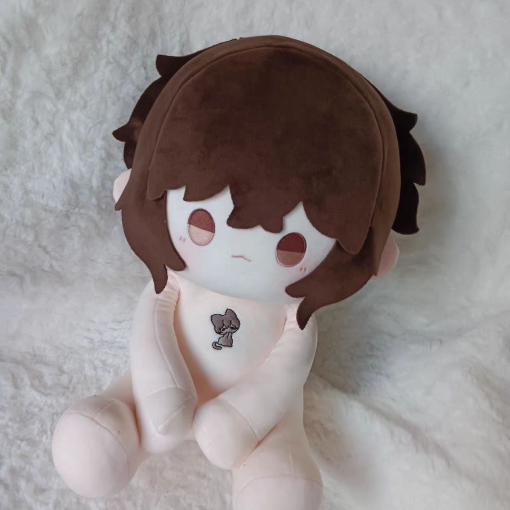 [PRE-ORDER]40CM Dazai Nude Doll Bungou Strays Dogs Import Cute Boneka Anime Plushie Lucu Imut Skelet