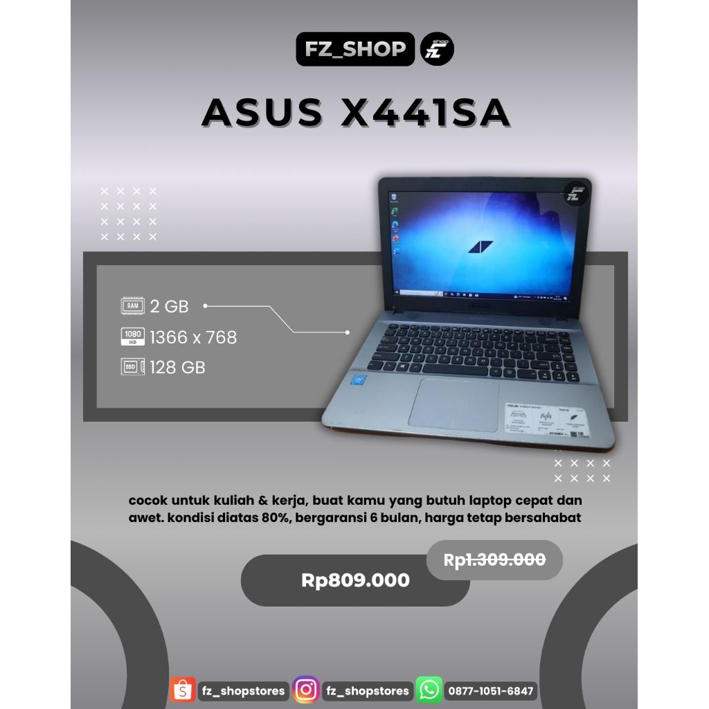 ASUS LAPTOP X441SA | X441S