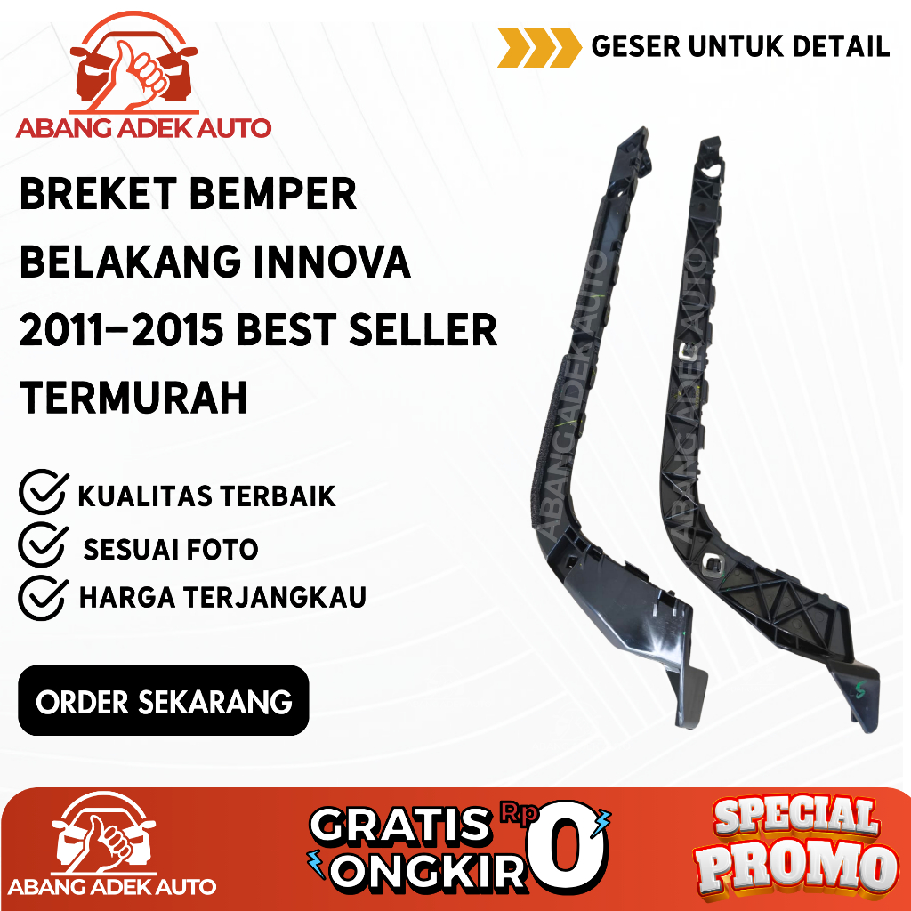 Breket Bemper Belakang Innova 2012-2015 Original
