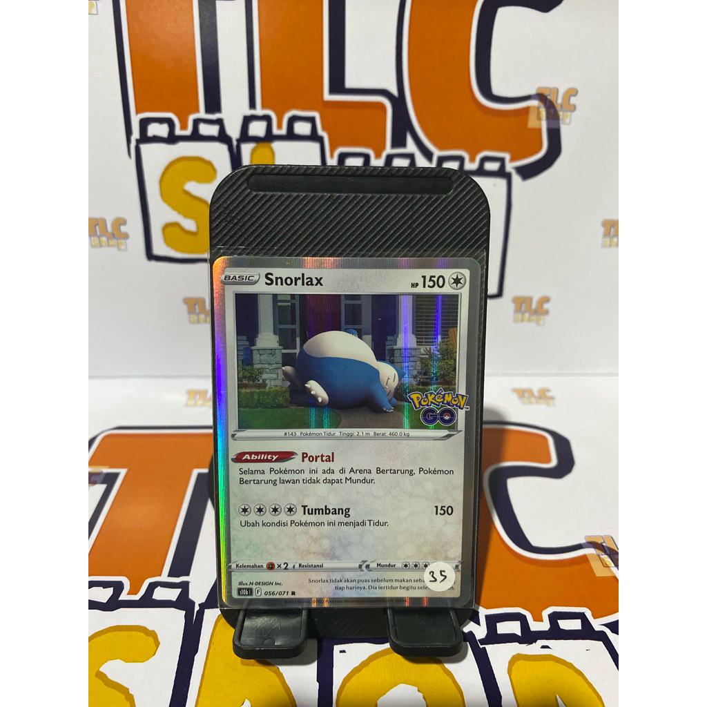Kartu Pokemon Indonesia Snorlax Pokemon Go