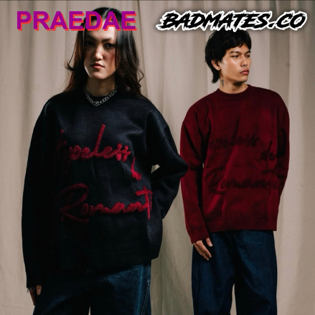 Praedae Knit Hopeless De Romantic/Praedae Hoodie HR/Praedae Tee/Praedae Knitwear Original