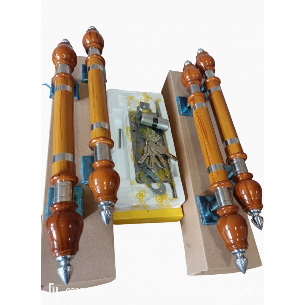 satu set pegangan pintu rumah minimalis/handle pintu rumah minimalis/tarikan pintu rumah minimalis