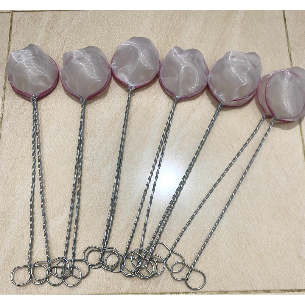 Saringan Ikan Kutir Kecil Jaring Halus, Kawat Tebal harga lusin