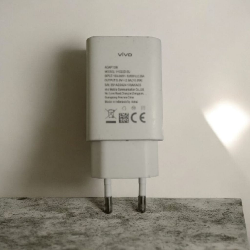 Charger Vivo 2A 10W Second Ori Bawaan HP