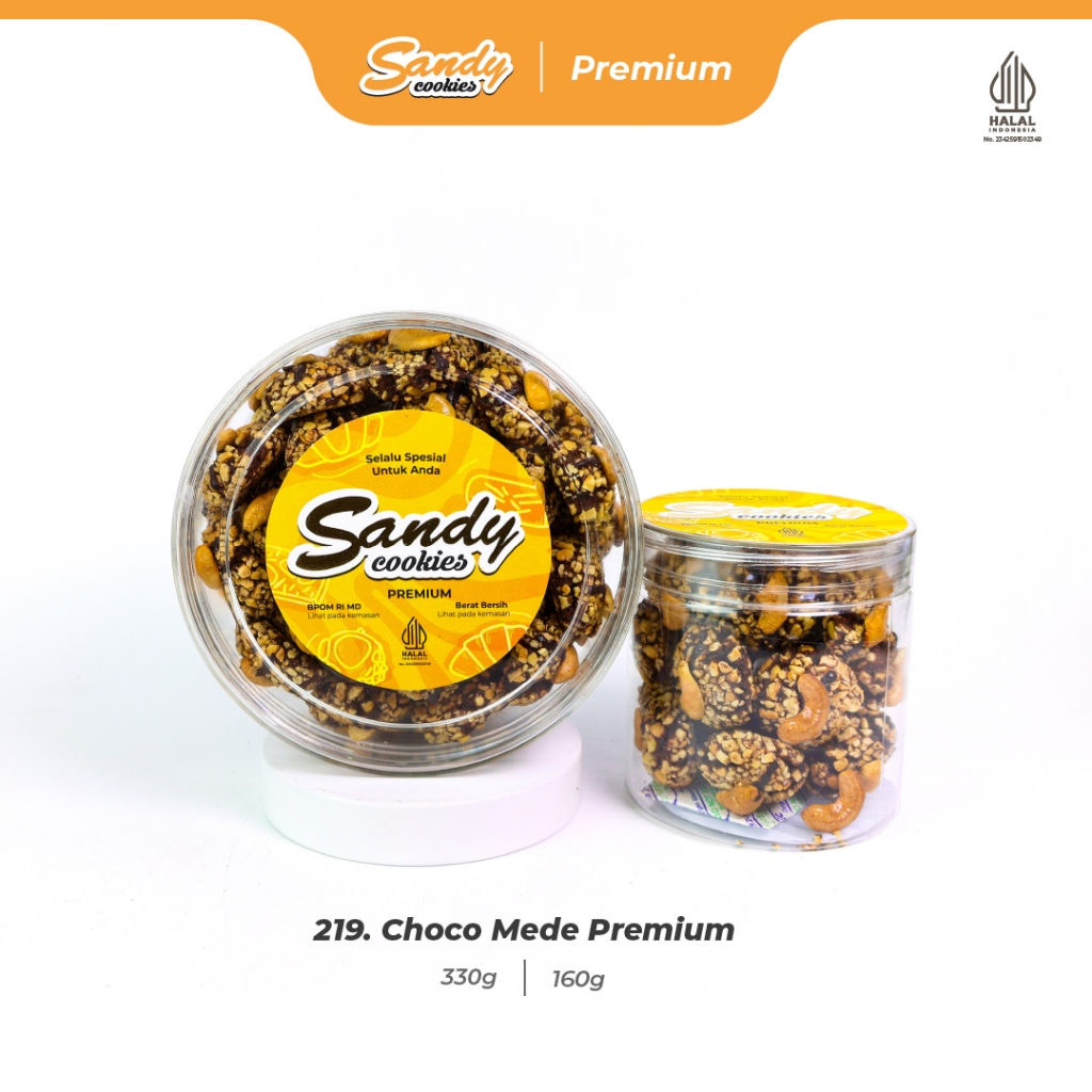 219. Choco Mede Premium - Kue Kering Sandy Cookies Premium
