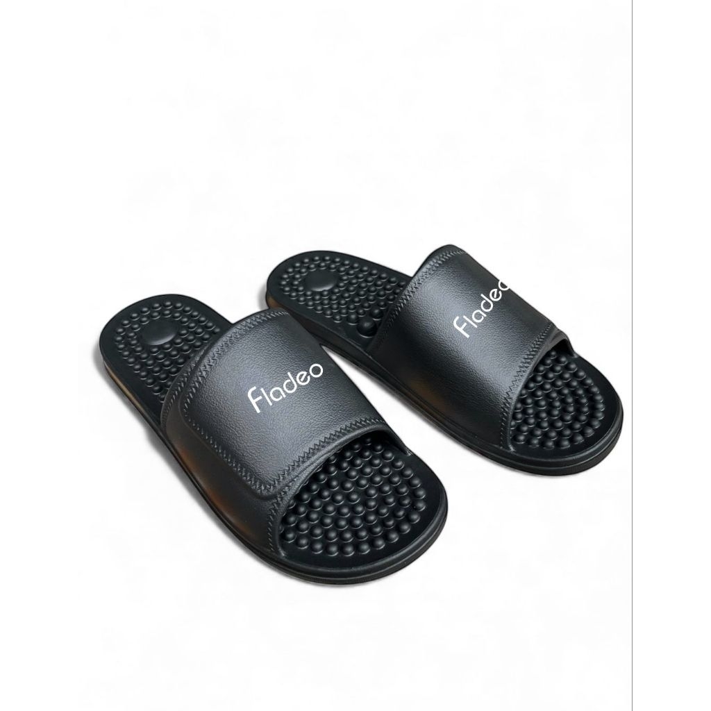 slop kesehatan wanita/pria Sandal Jepit Karet Refleksi Kesehatan Pria Wanita dengan Sol Anti Slip sa