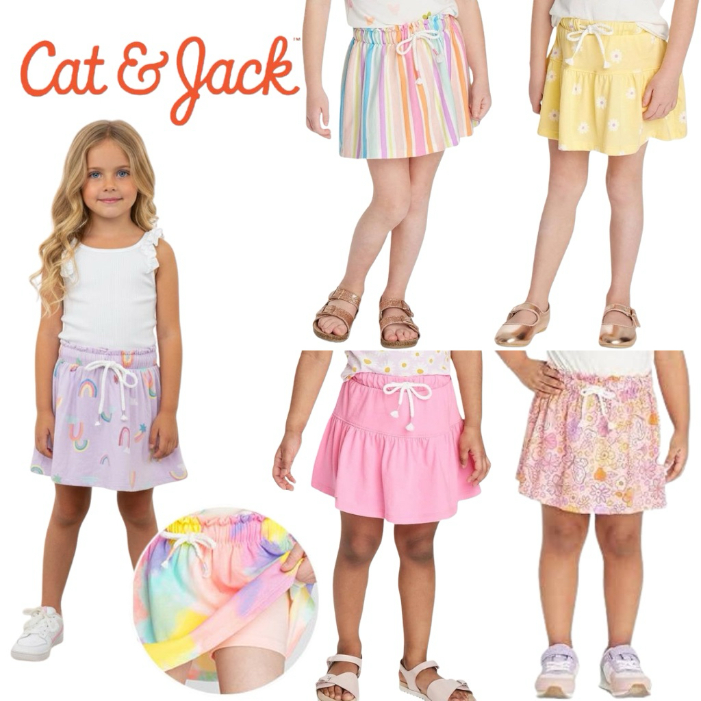 Rok celana anak perempuan cat & jack
