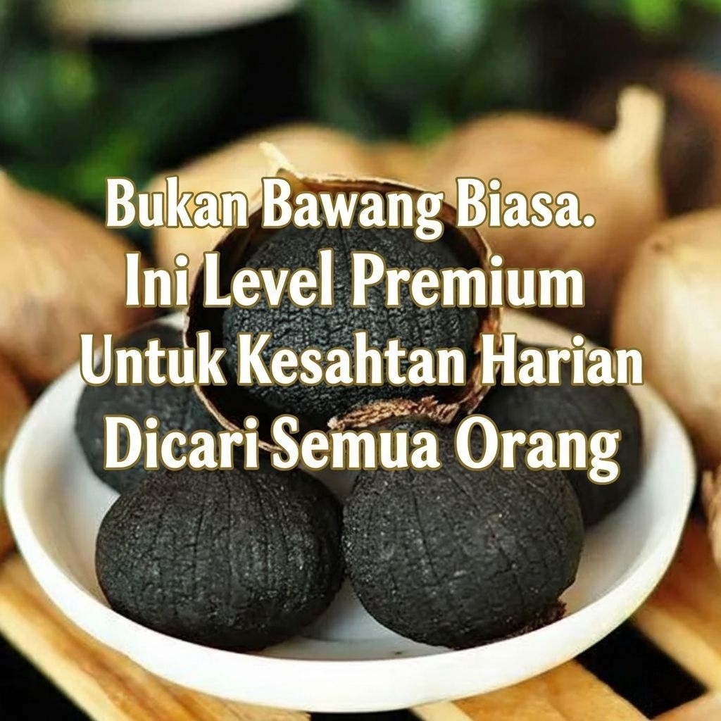 Bawang Putih Tunggal Hitam Black Garlic 1 Kg Obat Herbal Ajaib Resmi BPOM
