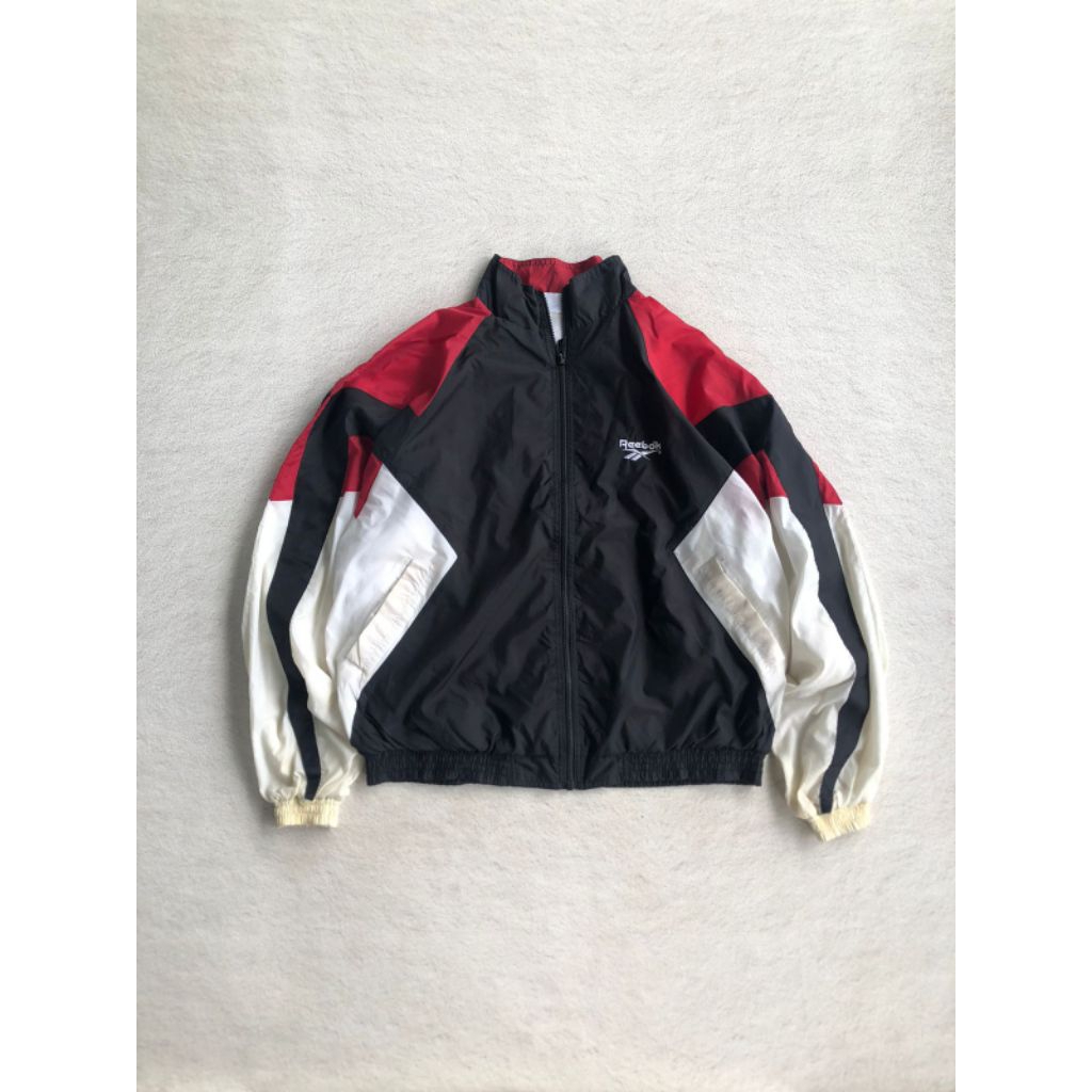 Vintage reebok colorblock windbreaker jacket