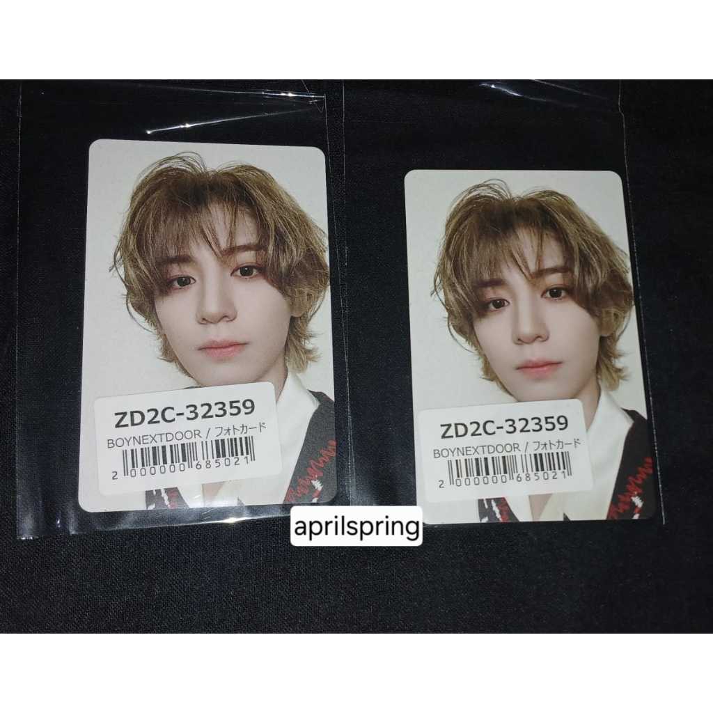 LEEHAN BOYNEXTDOOR JAPAN PHOTOCARD