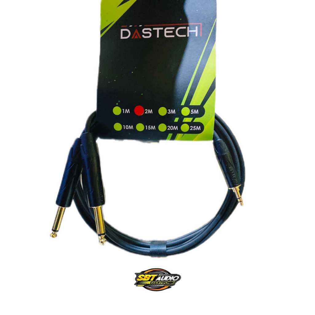 DASTECH Conector Jack Hp ke Mixer Akai mono to 3.5mm Stereo