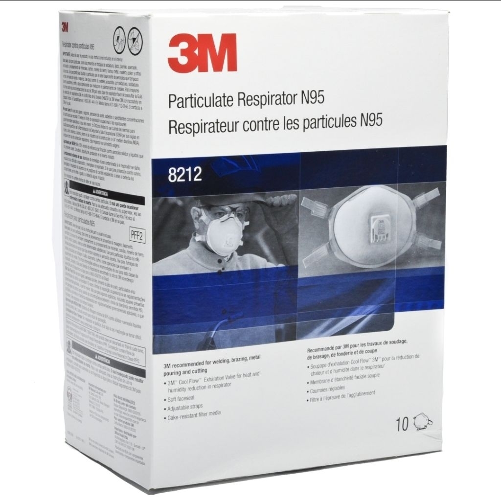 Masker 3M N95 8212 Welding Premium Respirator isi 10