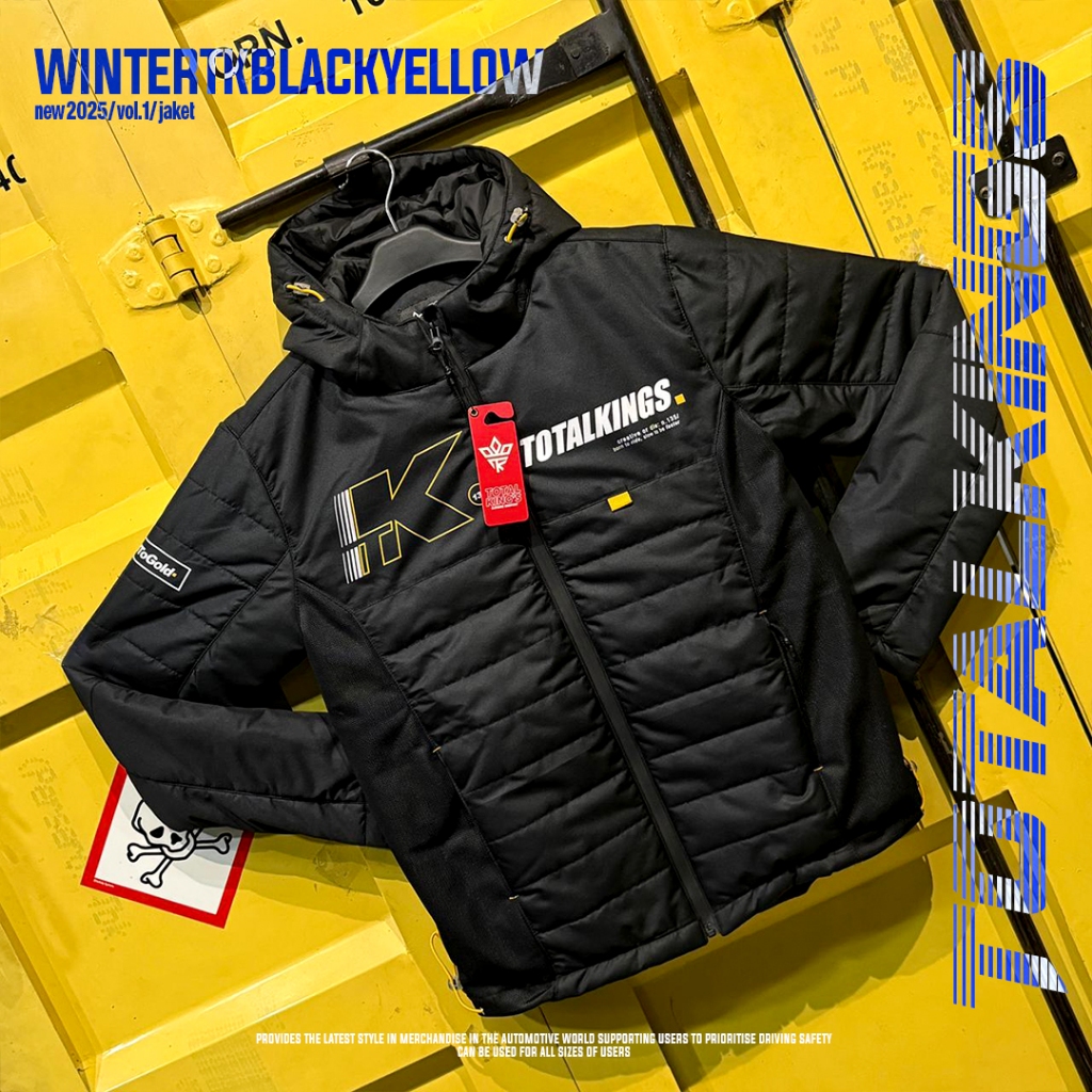 JAKET TOTAL KING WINTER TK YELLOW BLACK VOL.1