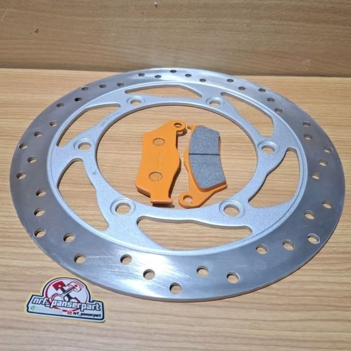 PIRINGAN CAKRAM FULSAR 135 LS //DISC DEPAN+KAMPAS REM DISC PAD BAJAJ PULSAR/FULSAR 135LS/135 LS XCD 