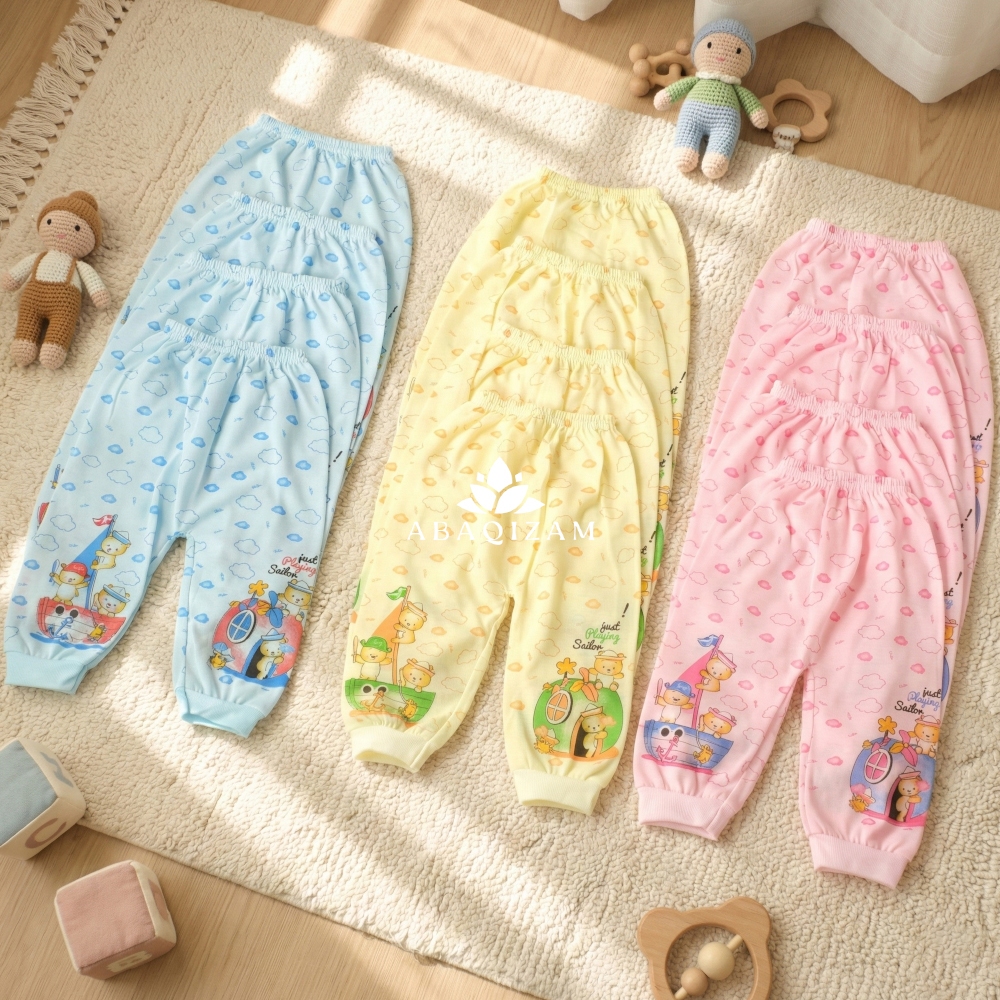 12 Pcs Celana panjang bayi ( 1 Lusin ) Murah Lusinan