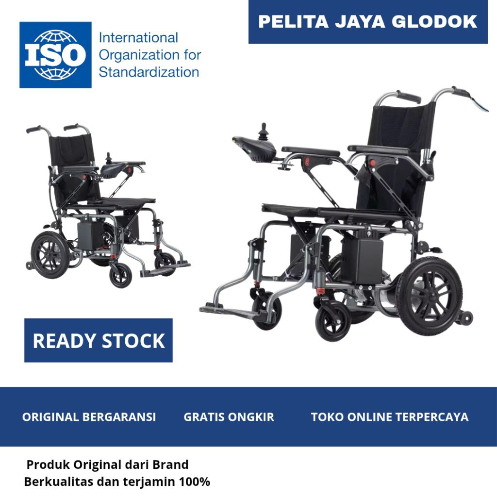 Kursi Roda Elektrik N5519 | Kursi Roda Elektrik Paling Ringan | Wheelchair Electric Portable