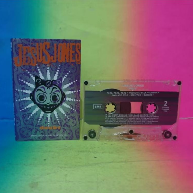 kaset JESUS JONES doubt BAGUS langka