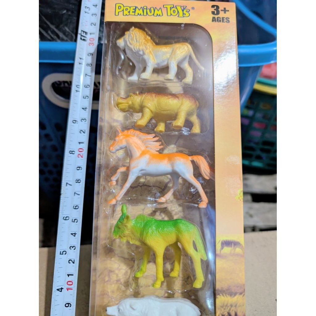 Hewan miniatur mainan anak Hewan Dinosaurus Dino tyrex  Jerapah Gajah Sapi Kambing Zebra Animal