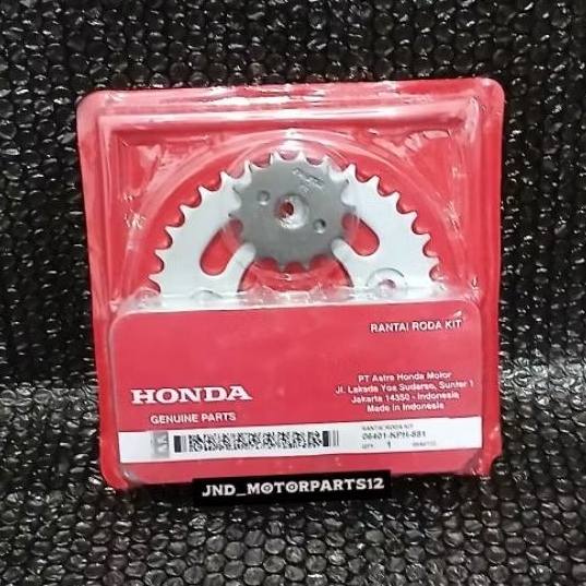 GEAR SET KPH HONDA KARISMA-SUPRAX 125- KARISMA