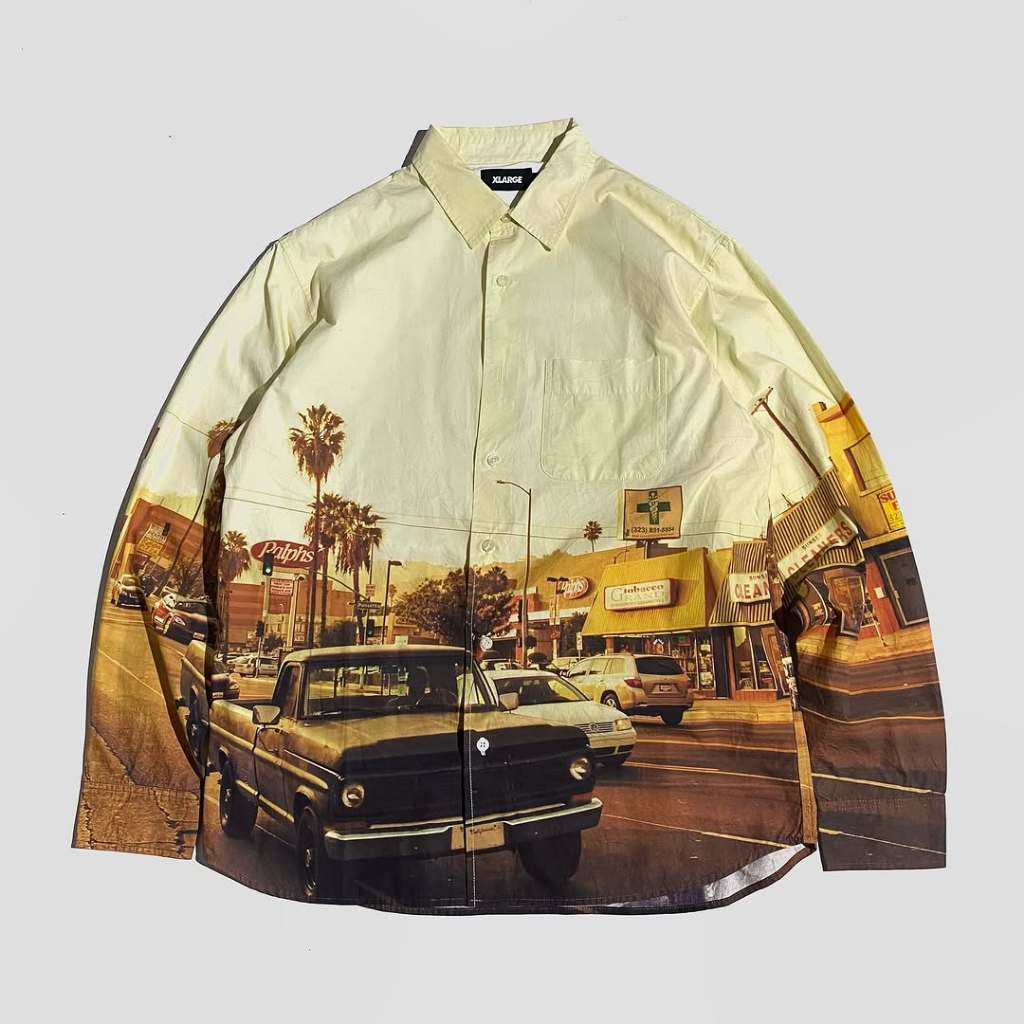 XLARGE  20SS/01201401 FULL PRINT L/S SHIRT | KEMEJA | G4H