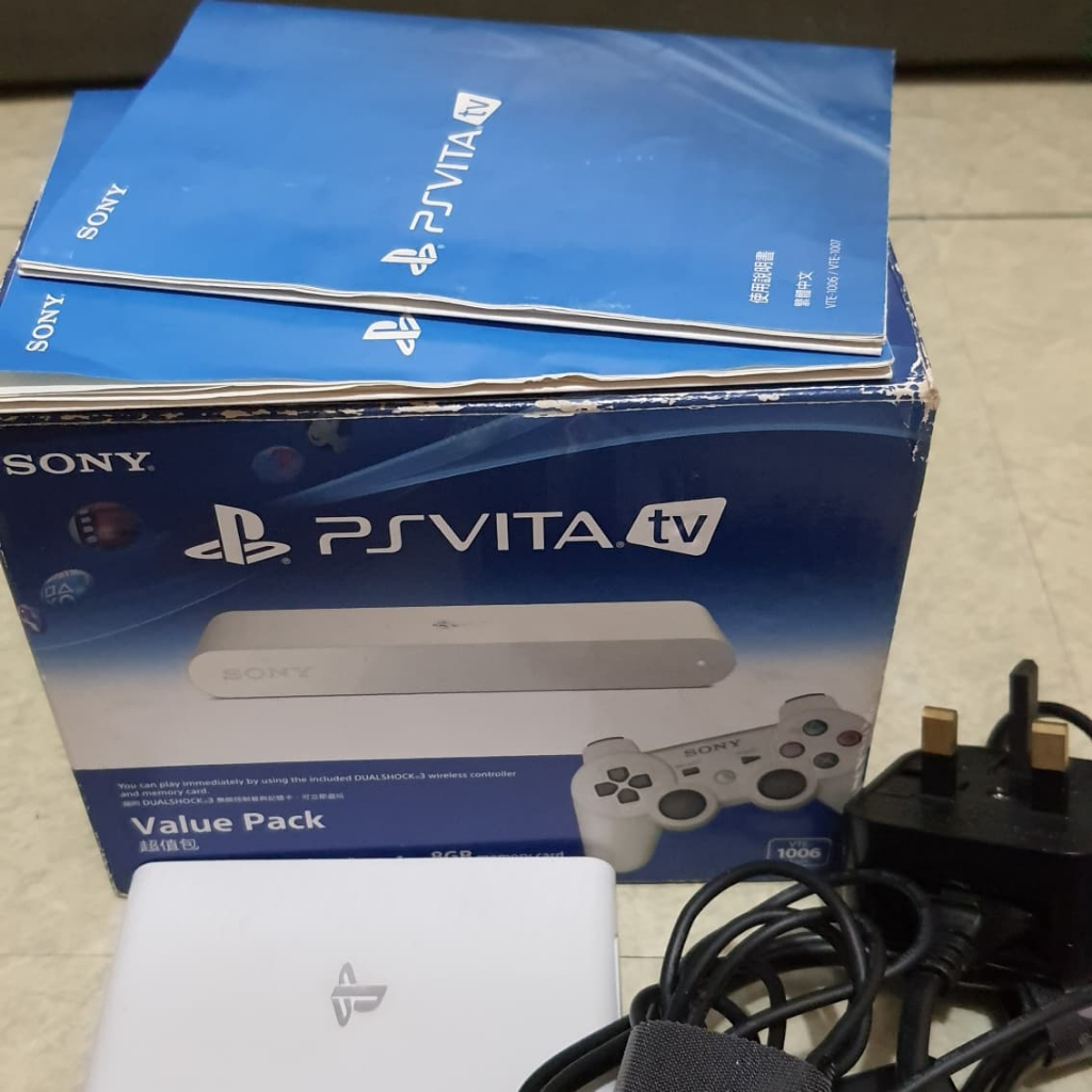 ps vita tv value pack full set original