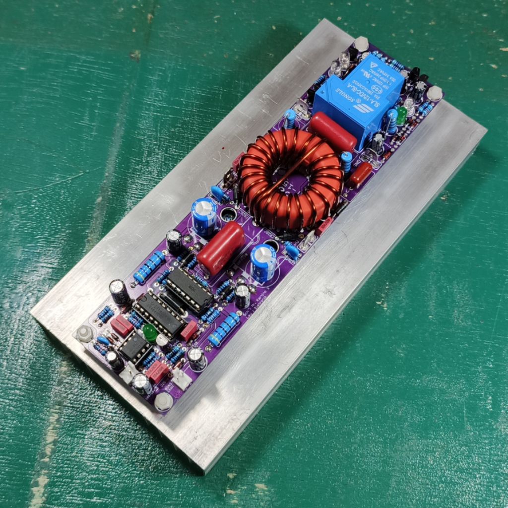 Kit driver class D900 modif karakter pro amplifier lengkap heatsink full fitur dcp speaker protektor