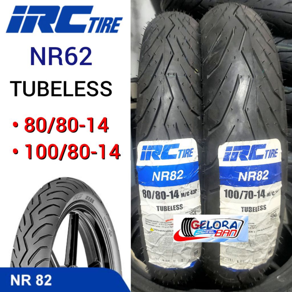 Ban Tubeless IRC Nr82 80/80-14 Ban 100/70-14 ban Matic 80/80-14 ban metic 100/70-14 ban IRC 80/80-14
