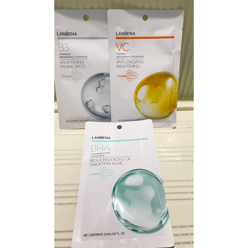 LANBENA Sheet Mask Masker Wajah