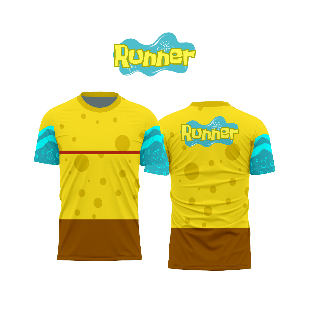 Jersey Runner Tema Spongebob Fullprint
