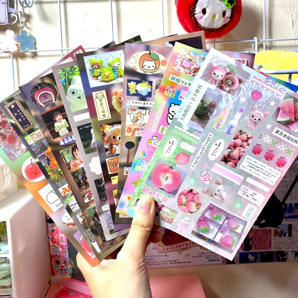 sticker sheet japan rilakkuma ghibli
