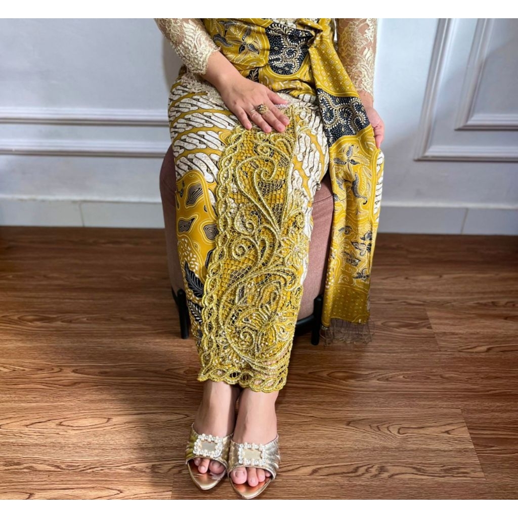 BATIK SUTRA PARIS KERAWANG PAYET PREMIUM // SUTRA PARIS PAYET SET SELENDANG BESAR