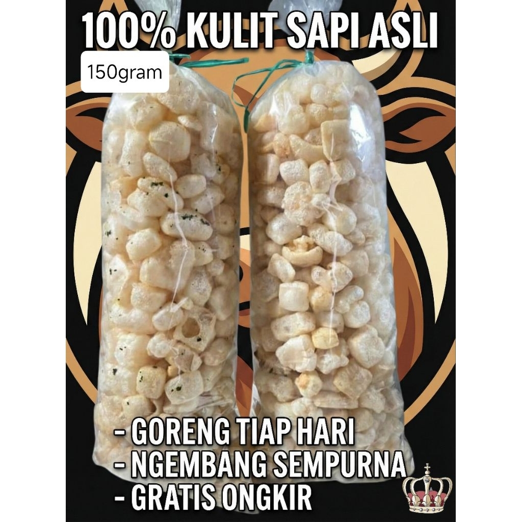 DOROKDOK KERUPUK KULIT ASLI BANDUNG 150gram