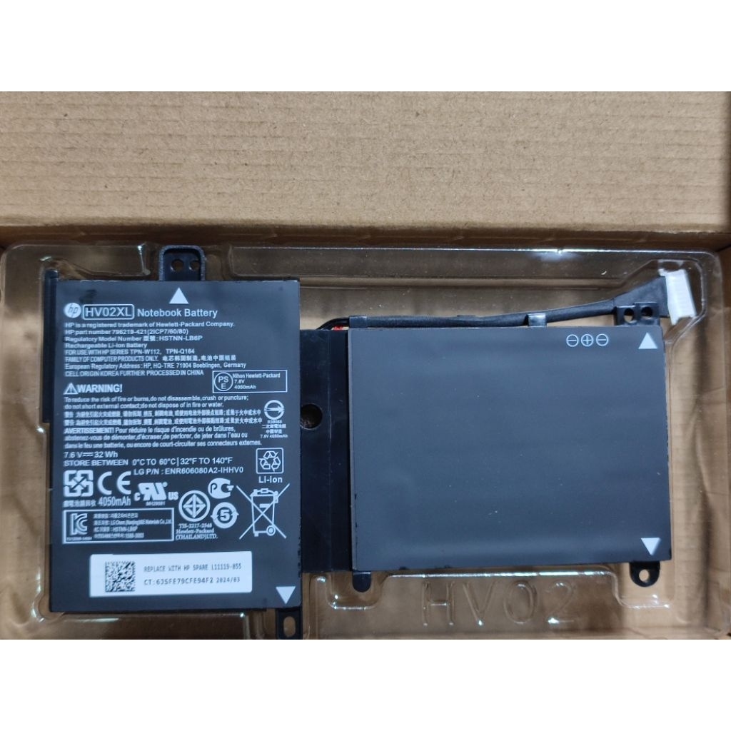 Baterai Original PAVILION X360-11F 11-F 11-K HV02XL