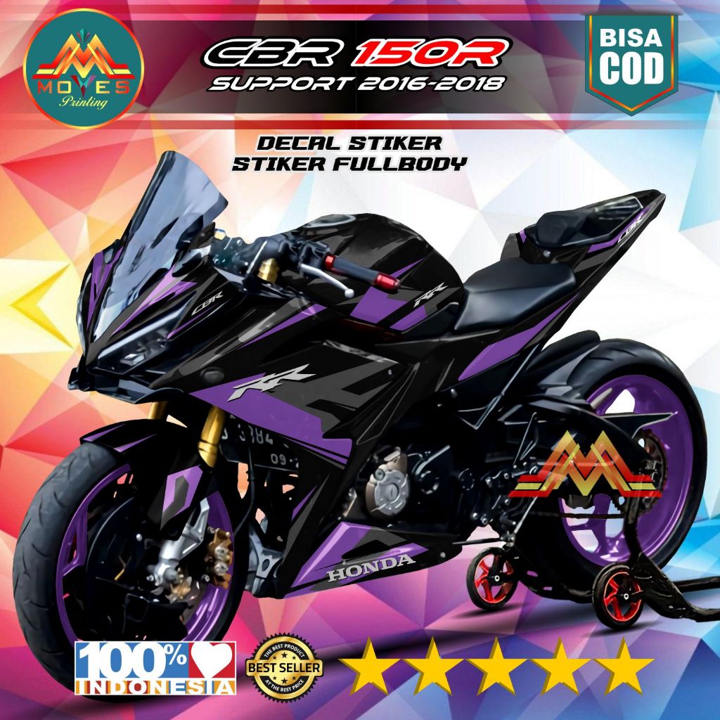 Decal Stiker Honda CBR 150R 2016 2018 Full Body Racing Kreen Stiker CBR 150R