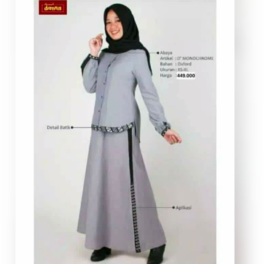DANNIS 2026 Stelan Rok Dewasa D'MONOCHROME Size XXL IDR 449.000