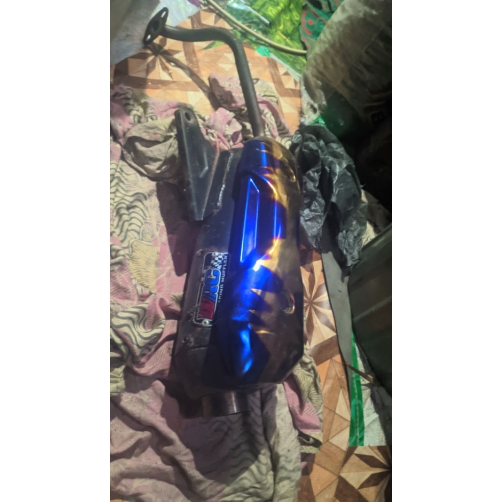 knalpot wrc ORI bekas beat mber parah bekas beat fi bonus tameng