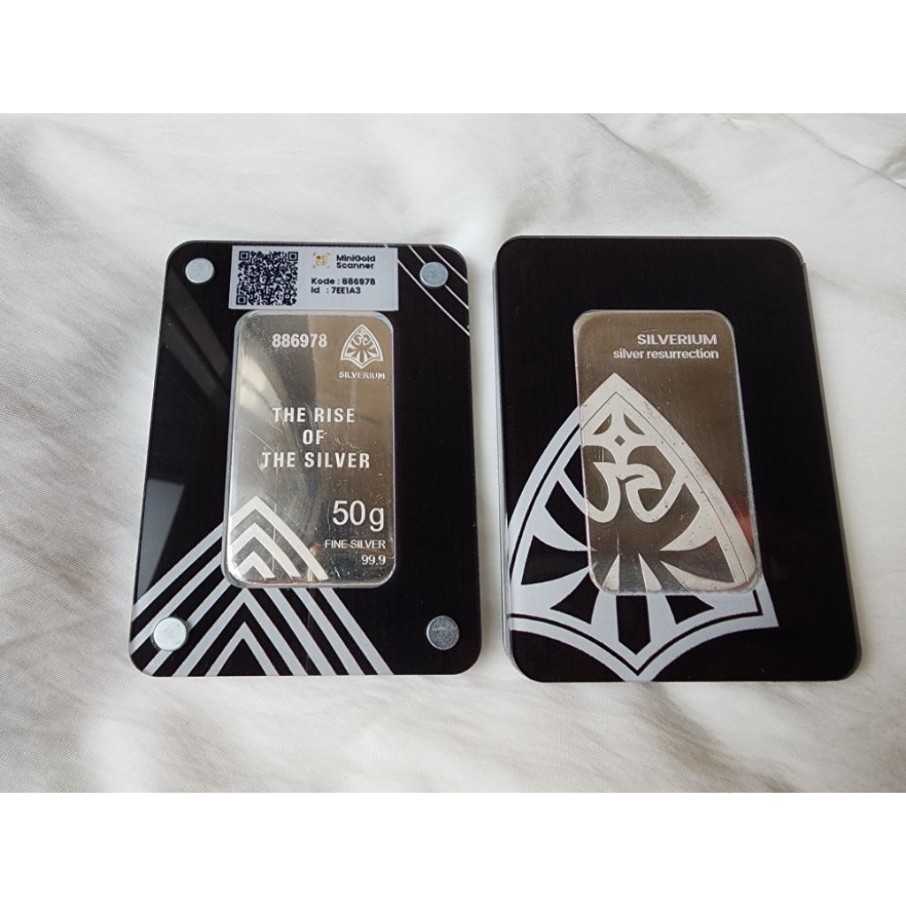 Perak silverium 50gram ( stok terbatas segera co)
