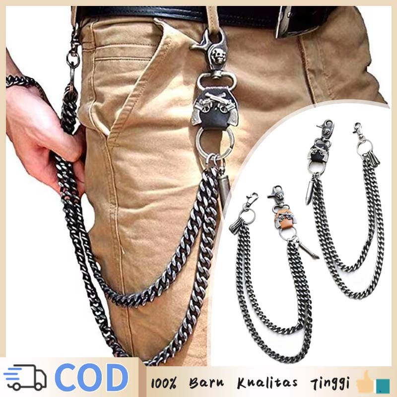 Dompet Rantai Pria Rantai Dompet Vintage Wallet Chain Rantai Dompet